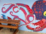 Octopus mural