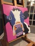 Cow portrait side view 1